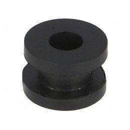Manșon din gumă neagră Øorif 8mm, Øorif 5mm | Electronic-mag.ro | Componente Electronice