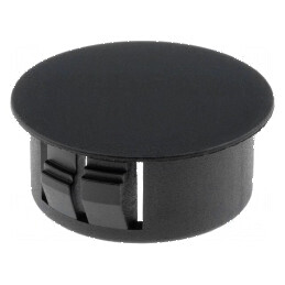 Capac de protecție poliamidă gros perete 3,3mm H: 11mm negru | Electronic-mag.ro | Componente Electronice