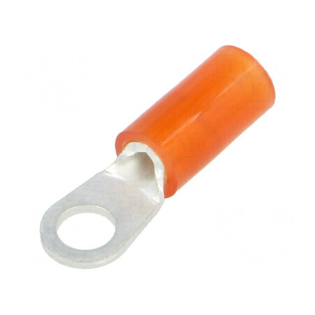 Vârf inelar M3,5 Ø3,7mm pentru cablu 0,5-1,5mm2, izolată | Electronic-mag.ro | Componente Electronice