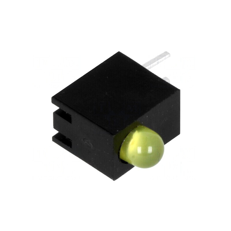 LED 3mm Galben în Carcasă - 20mA, 80° 1,6÷2,6V | Electronic-mag.ro | Componente Electronice LED 3mm Galben în Carcasă - 20mA, 80° 1,6÷2,6V | Electronic-mag.ro | Componente Electronice