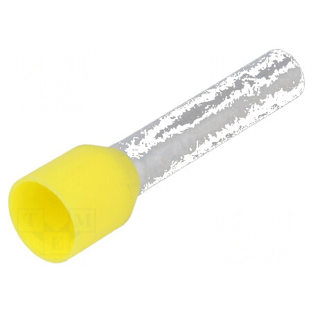 Vârf tub capăt izolat cupru 6mm2 18mm cositorit crimpat | Electronic-mag.ro | Componente Electronice