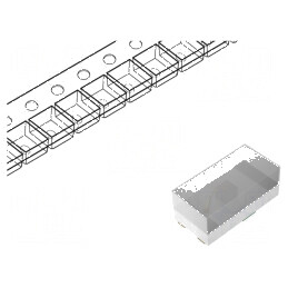 LED SMD 0402 roșu 90mcd 20mA 631nm 130° | Electronic-mag.ro | Componente Electronice