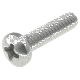 Şurub UNC 4-40x12,7 mm cu cap rotund Phillips PH1 | Electronic-mag.ro | Componente Electronice