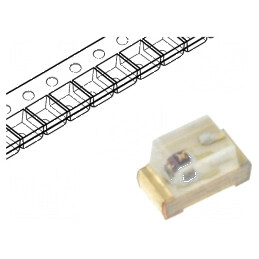 LED SMD 0603 roșie 50-150mcd 1,6x0,8x1,1mm 120° 20mA 170mW | Electronic-mag.ro | Componente Electronice