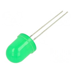 LED galben-verde 45mcd 60° convex 2 termeni | Electronic-mag.ro | Componente Electronice
