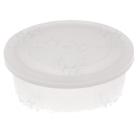 Obturator Corp Semitransparent 35,5mm x 12mm LDPE | Electronic-mag.ro | Componente Electronice