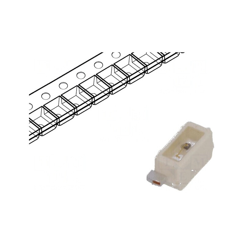 LED SMD 2014 Verde 150-300mcd 2,3x1,3x1,2mm 120° | Electronic-mag.ro | Componente Electronice
