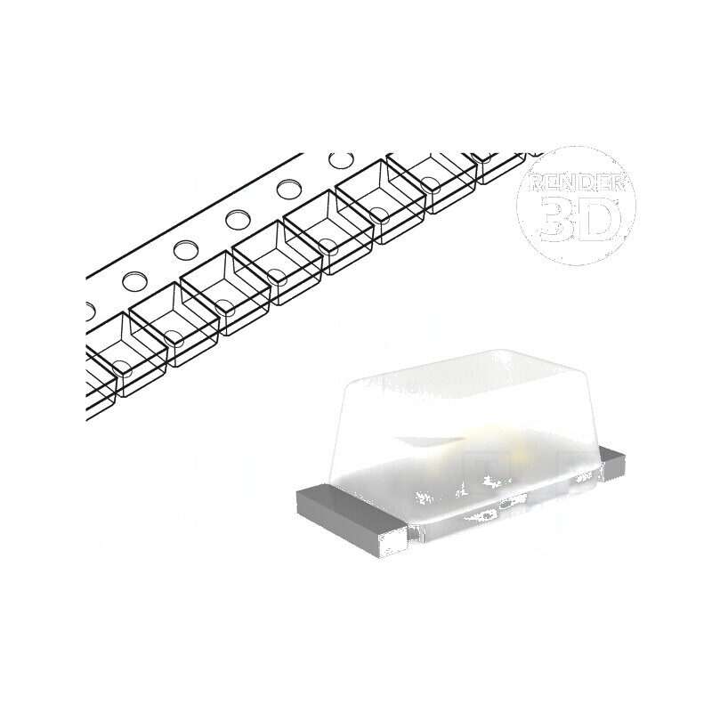 LED SMD 0603 verde 2,24-5,6mcd 1,7x0,8x0,65mm 160° 2mA | Electronic-mag.ro | Componente Electronice