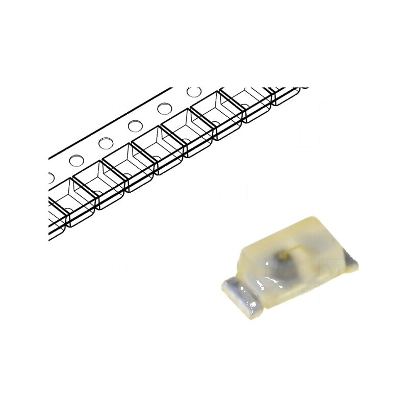 LED SMD 0603 galben 90-180mcd 1,7x0,8x0,65mm 160° 20mA | Electronic-mag.ro | Componente Electronice LED SMD 0603 galben 90-180mcd 1,7x0,8x0,65mm 160° 20mA | Electronic-mag.ro | Componente Electronice