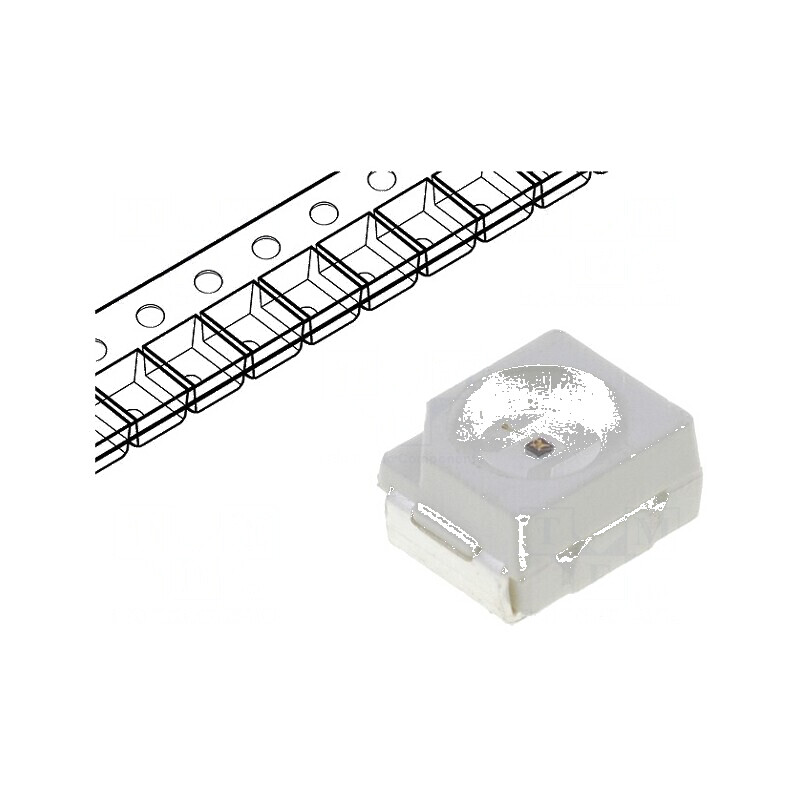 LED SMD 3528 roșu PLCC2 240-350mcd 3,5x2,8x1,4mm 120° 20mA | Electronic-mag.ro | Componente Electronice LED SMD 3528 roșu PLCC2 240-350mcd 3,5x2,8x1,4mm 120° 20mA | Electronic-mag.ro | Componente Electronice