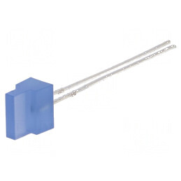 LED dreptunghiular albastru 1,8x7,05mm 220-330mcd 30° 20mA | Electronic-mag.ro | Componente Electronice