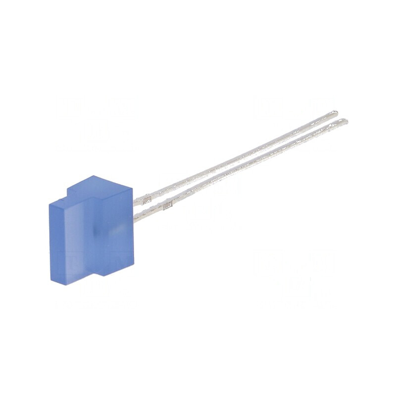 LED dreptunghiular albastru 1,8x7,05mm 220-330mcd 30° 20mA | Electronic-mag.ro | Componente Electronice