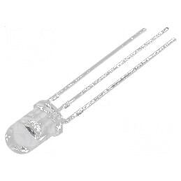 LED 5mm roșie/galben-verde 330-750mcd 30° temperatura de funcționare -30 până la 85°C | Electronic-mag.ro | Componente Electronice
