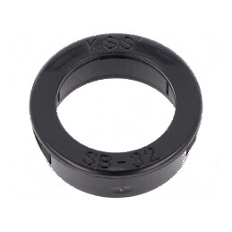 Manșon negru Ø 32mm, Ø orificiu 23,8mm | Electronic-mag.ro | Componente Electronice
