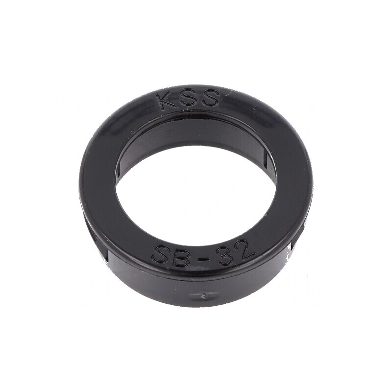 Manșon negru Ø 32mm, Ø orificiu 23,8mm | Electronic-mag.ro | Componente Electronice