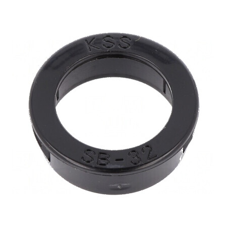 Manșon negru Ø 32mm, Ø orificiu 23,8mm | Electronic-mag.ro | Componente Electronice