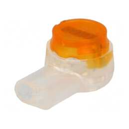 Conector rapid Presslok IDC 19AWG-26AWG galben | Electronic-mag.ro | Componente Electronice