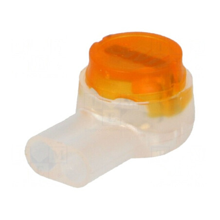 Conector rapid Presslok IDC 19AWG-26AWG galben | Electronic-mag.ro | Componente Electronice