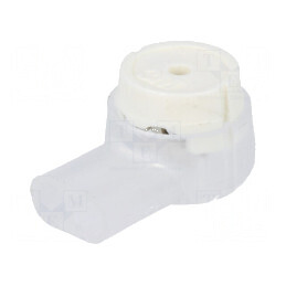 Conector rapid Presslok IDC 19AWG÷26AWG alb 0,4÷0,9mm | Electronic-mag.ro | Componente Electronice