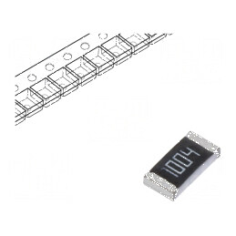 Rezistor SMD 1206 1MΩ 0,25W ±0,1% thin film de precizie | Electronic-mag.ro | Componente Electronice