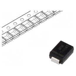 Diodă TVS 0,6kW 36,7V-40,6V 11,3A unidirecțională SMB | Electronic-mag.ro | Componente Electronice