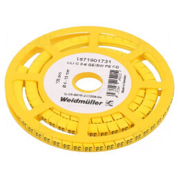 Markere Marcaj PVC Galben 4-10mm -30÷80°C | Electronic-mag.ro | Componente Electronice