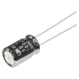 Condensator electrolitic low ESR 100uF 50VDC THT Ø8x11,5mm | Electronic-mag.ro | Componente Electronice