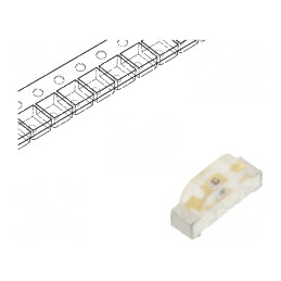 LED SMD 2110 roșie 2,1x0,6x1mm 20mA 624nm | Electronic-mag.ro | Componente Electronice