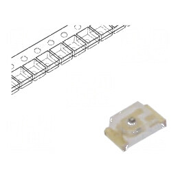 LED SMD 1608 galben-verde 45-112mcd 1,6x0,8x0,6mm 120° 20mA | Electronic-mag.ro | Componente Electronice