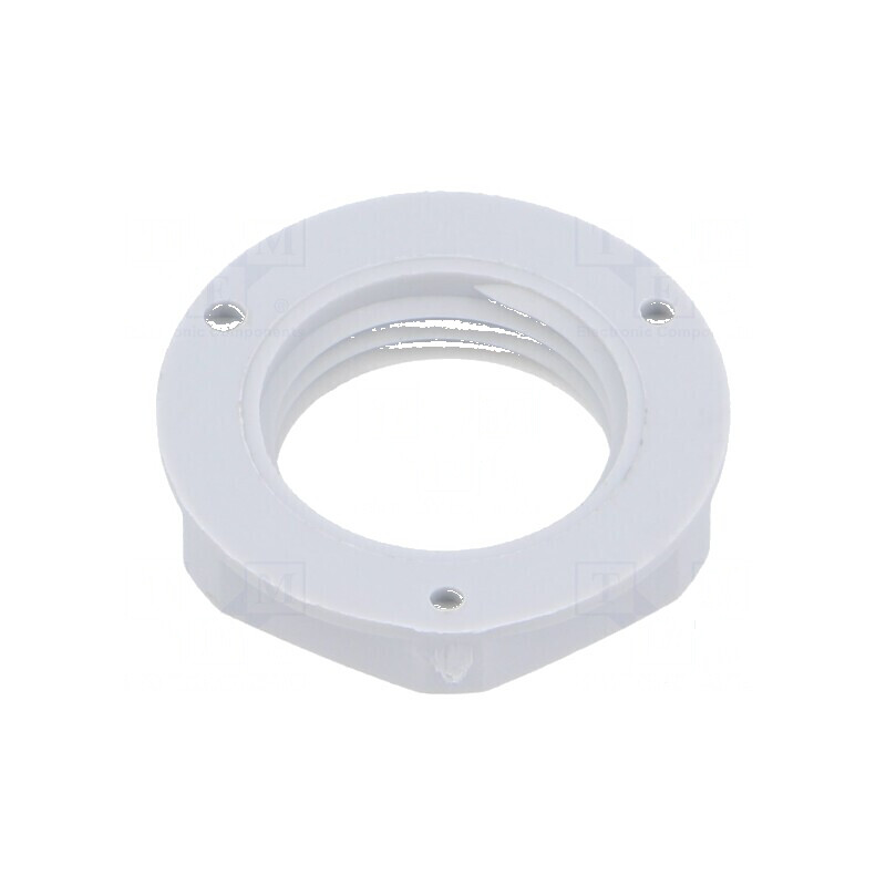 Piuliță PG9 poliamidă 22mm gri deschis pentru filet PG Entrelec | Electronic-mag.ro | Componente Electronice Piuliță PG9 poliamidă 22mm gri deschis pentru filet PG Entrelec | Electronic-mag.ro | Componente Electronice