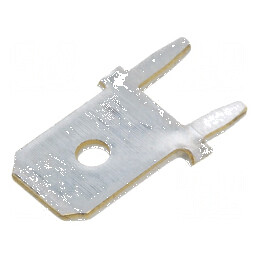 Terminal plat 6,3mm 0,8mm tată THT 13,5mm drept | Electronic-mag.ro | Componente Electronice