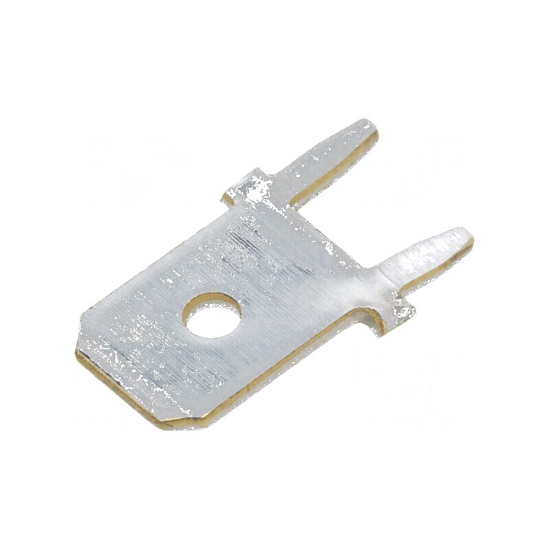 Terminal plat 6,3mm 0,8mm tată THT 13,5mm drept | Electronic-mag.ro | Componente Electronice