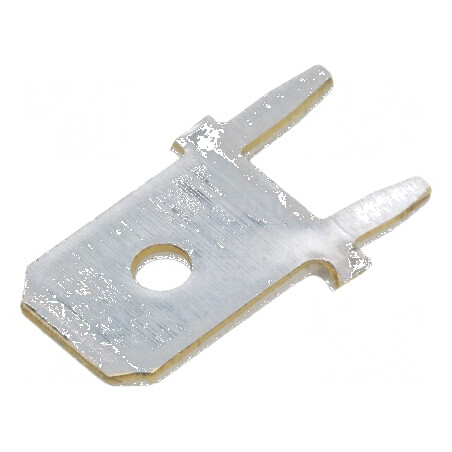 Terminal plat 6,3mm 0,8mm tată THT 13,5mm drept | Electronic-mag.ro | Componente Electronice