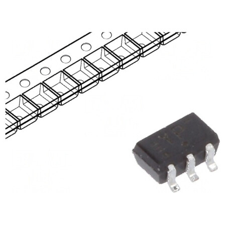 Multiplexor digital IC 1 IN 2 CMOS TTL SMD SC88 LVC | Electronic-mag.ro | Componente Electronice