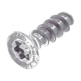Şurub pentru plastic 2,5x8 Torx TX08 cu cap îngropat Ø 4,7mm | Electronic-mag.ro | Componente Electronice