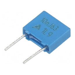 Condensator poliester 0,01uF 40VAC 63VDC 5mm ±5% THT | Electronic-mag.ro | Componente Electronice