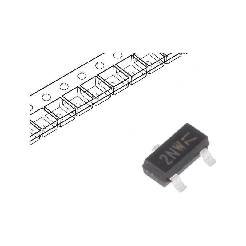 Diodă Schottky SMD 30V 0,2A SOT23 | Electronic-mag.ro | Componente Electronice