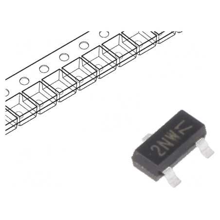 Diodă Schottky SMD 30V 0,2A SOT23 | Electronic-mag.ro | Componente Electronice