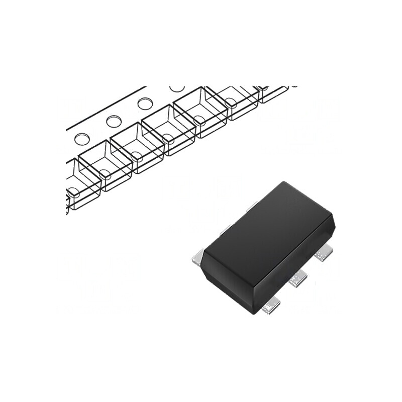 Tranzistor NPN bipolar 45V 0,1A 150mW SOT563 | Electronic-mag.ro | Componente Electronice