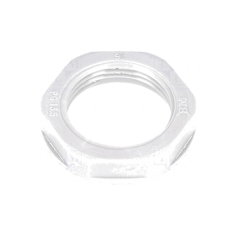 Piuliță PG13,5 poliamidă 27mm gri | Electronic-mag.ro | Componente Electronice