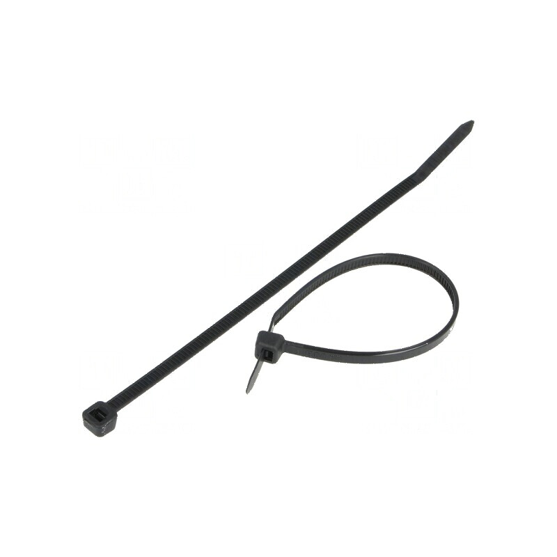 Colier de strângere poliamidă 220N negru L: 390mm W: 4,8mm | Electronic-mag.ro | Componente Electronice