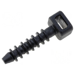 Bolţuri poliamidă UL94V-2 neagră 24,3mm x 6,1mm x 9,7mm | Electronic-mag.ro | Componente Electronice