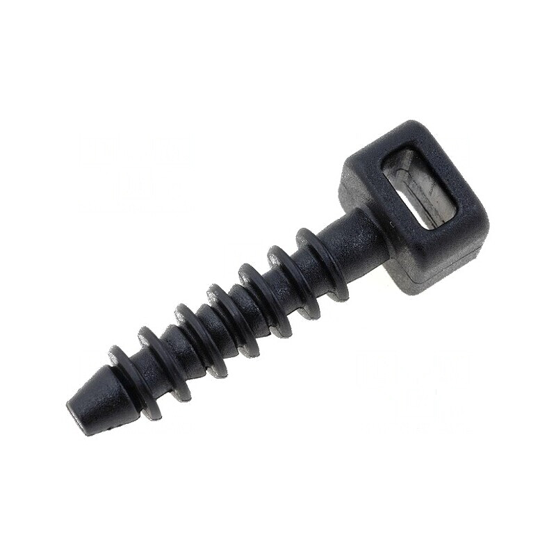 Bolţuri poliamidă UL94V-2 neagră 24,3mm x 6,1mm x 9,7mm | Electronic-mag.ro | Componente Electronice