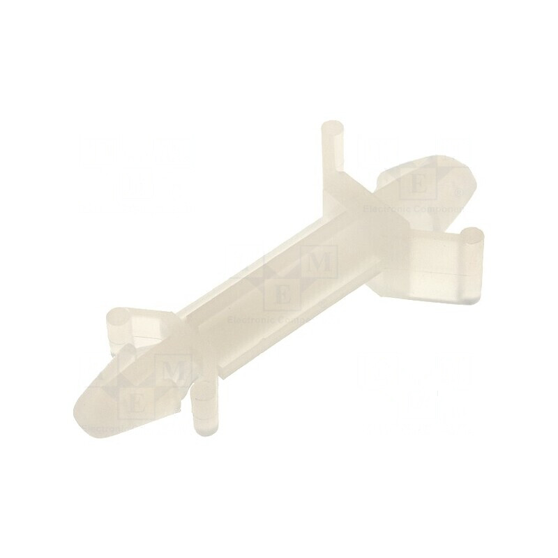 Distanţier PCB poliamidă 15,9mm clichet natural | Electronic-mag.ro | Componente Electronice