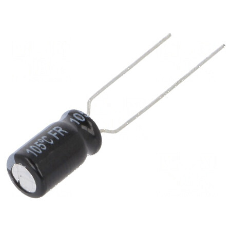Condensator electrolitic low ESR THT 56uF 50VDC Ø6,3x11,2mm | Electronic-mag.ro | Componente Electronice