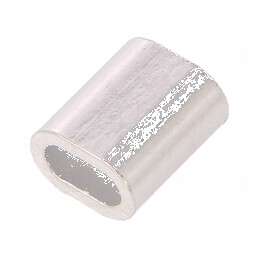 Inel de prindere din aluminiu pentru cabluri Ø2,5mm | Electronic-mag.ro | Componente Electronice