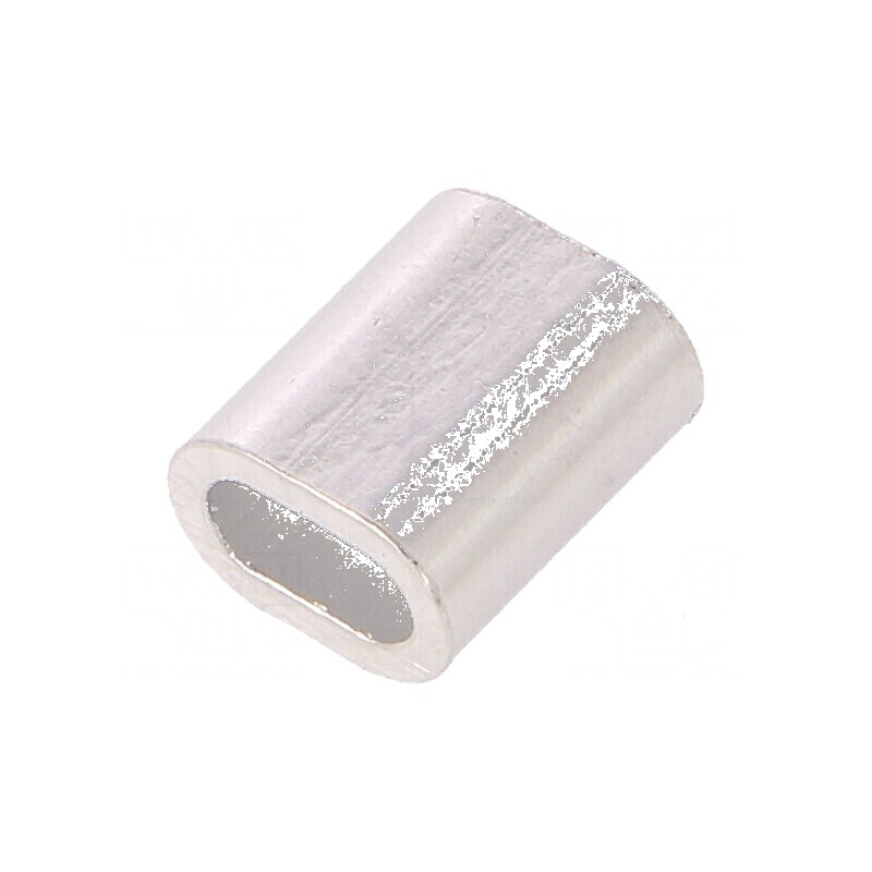 Inel de prindere din aluminiu pentru cabluri Ø2,5mm | Electronic-mag.ro | Componente Electronice