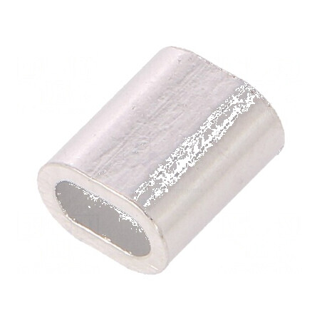 Inel de prindere din aluminiu pentru cabluri Ø2,5mm | Electronic-mag.ro | Componente Electronice