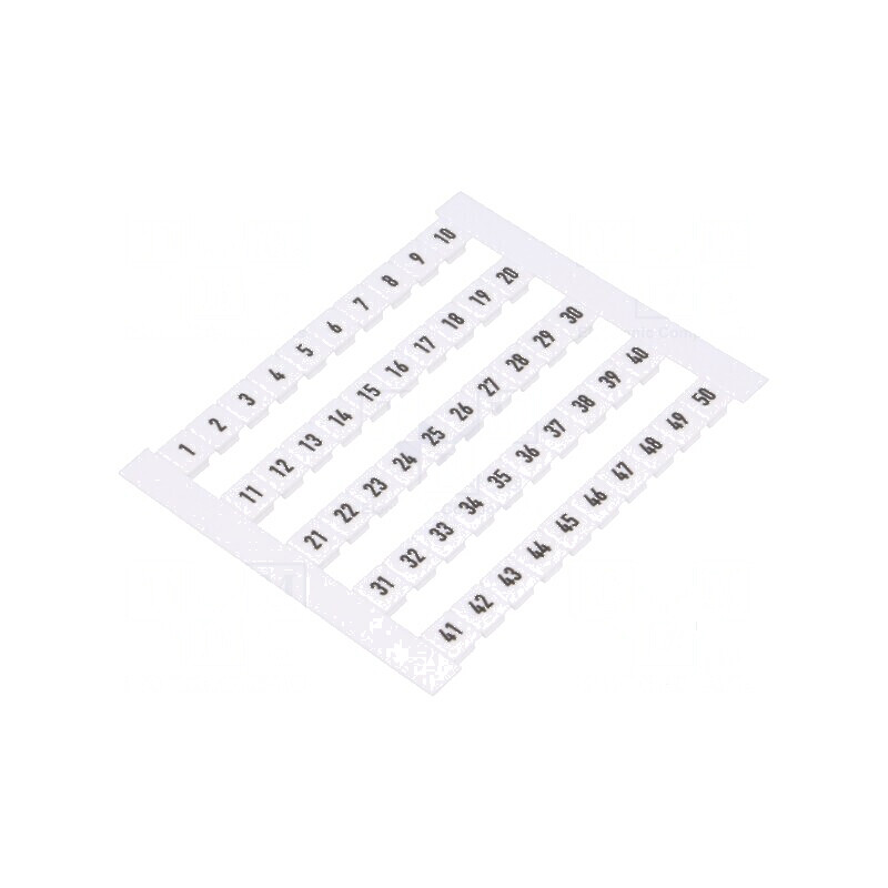 Marcaj albă 5mm 1-50 orizontale | Electronic-mag.ro | Componente Electronice Marcaj albă 5mm 1-50 orizontale | Electronic-mag.ro | Componente Electronice