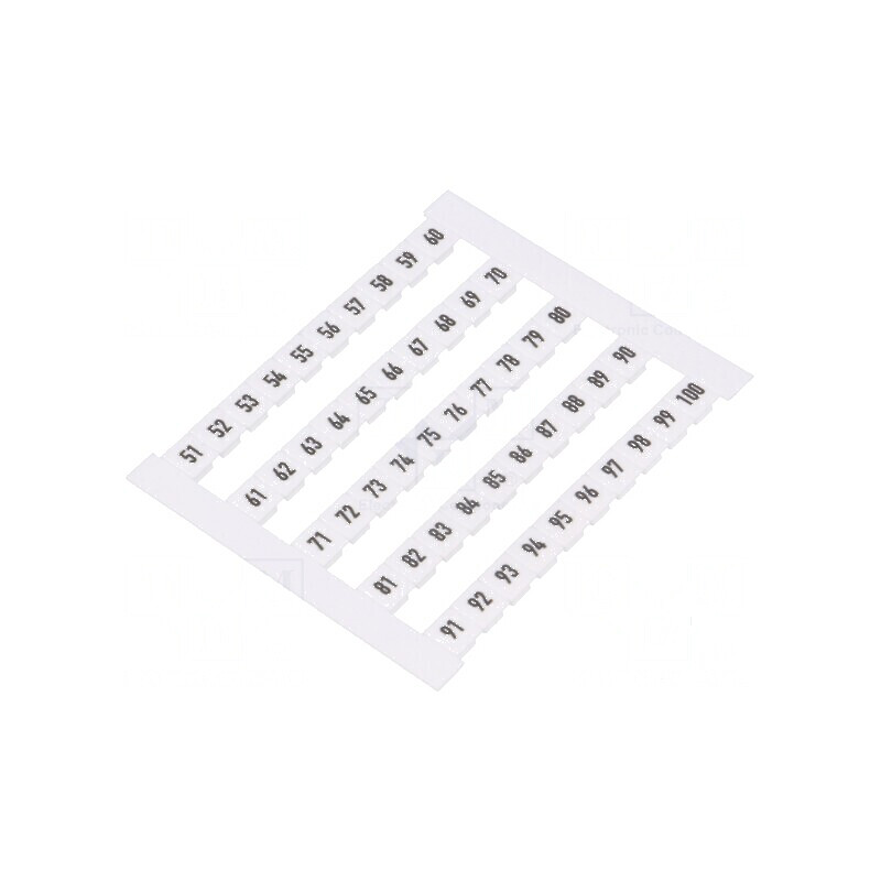 Marcaj alb 5mm 51-100 orizontale | Electronic-mag.ro | Componente Electronice Marcaj alb 5mm 51-100 orizontale | Electronic-mag.ro | Componente Electronice